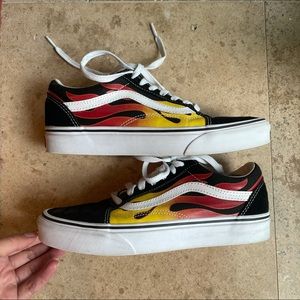 Vans - Flame Old Skool - Anti Social Social Club